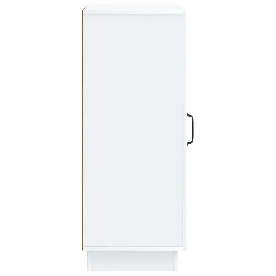 Buffet Blanc 33 x 34,5 x 87 cm Bois d'ingénierie - 7