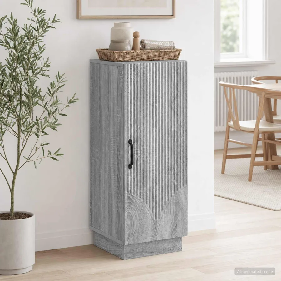Buffet Sonoma gris 33 x 34,5 x 87 cm Bois d'ingénierie