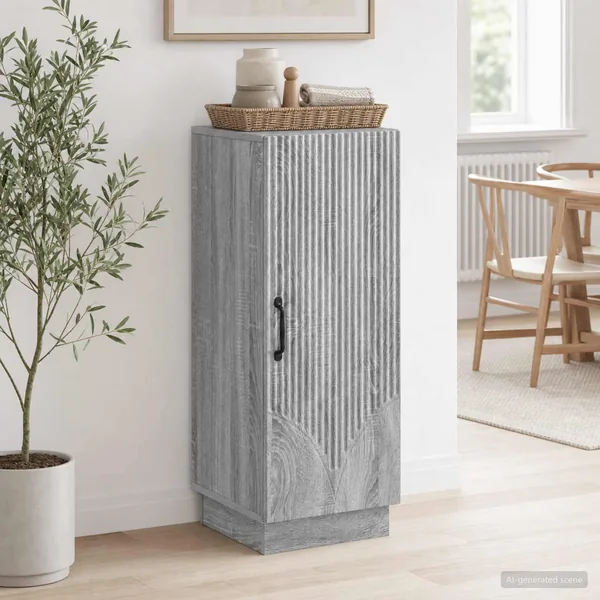 Buffet Sonoma gris 33 x 34,5 x 87 cm Bois d'ingénierie