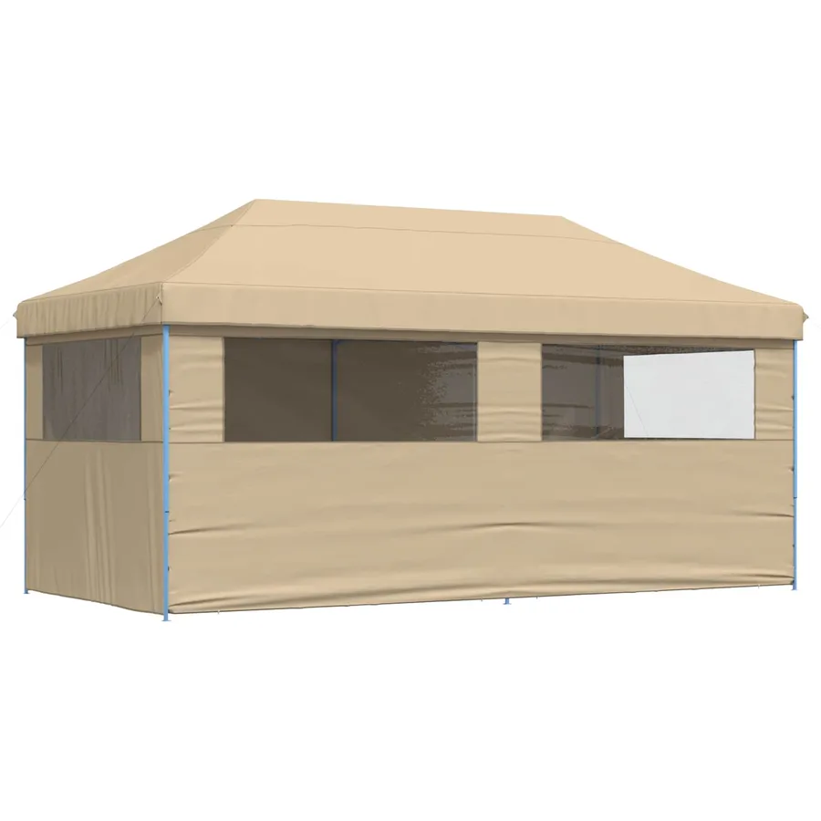 Tente de fête Beige 292 x 580 x 315 cm Tissu Oxford - 7
