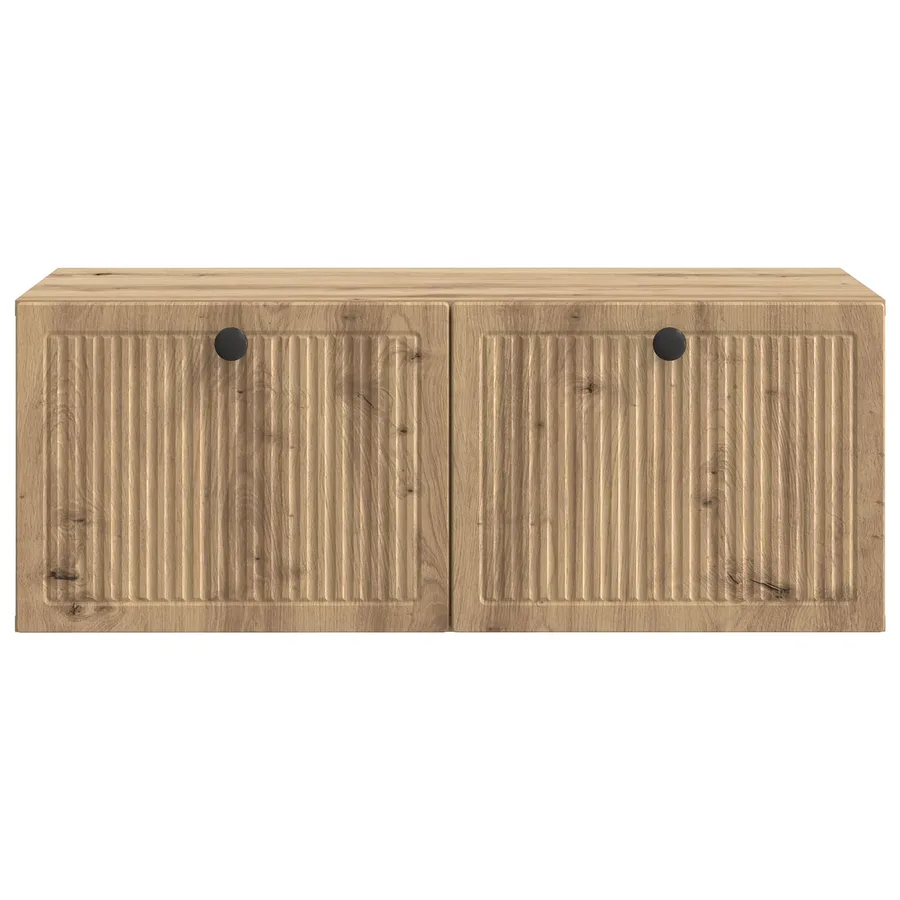 Meuble TV mural 78,5 x 41 x 30 cm Chêne artisanal - 6