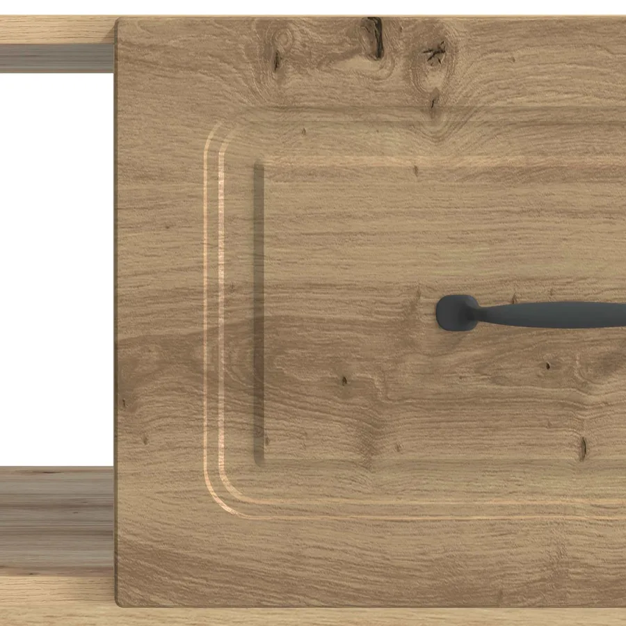 Table basse Chêne artisanal 90 x 50 x 37 cm Bois d'ingénierie - 9
