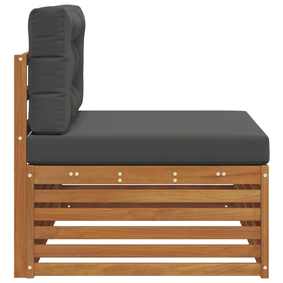 Canapé d'extérieur extrémité Naturel 115 x 83 x 73 cm - 5