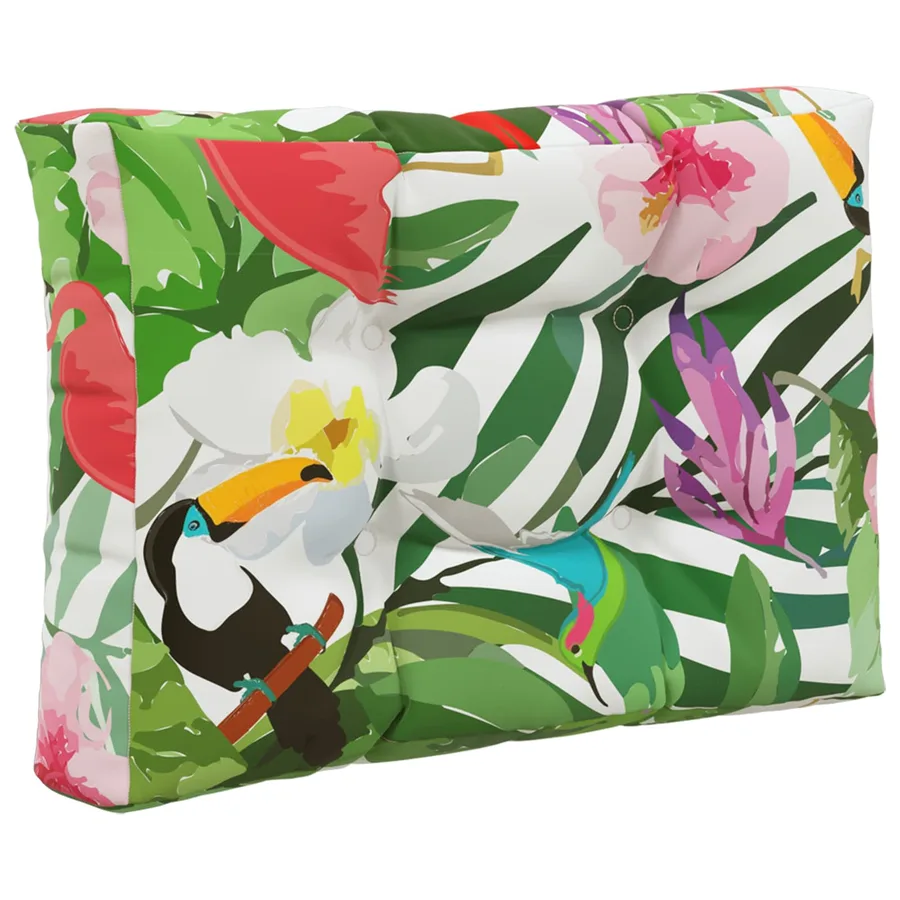 Coussin de canapé d'extérieur 3 pcs coloré Polyester - 5