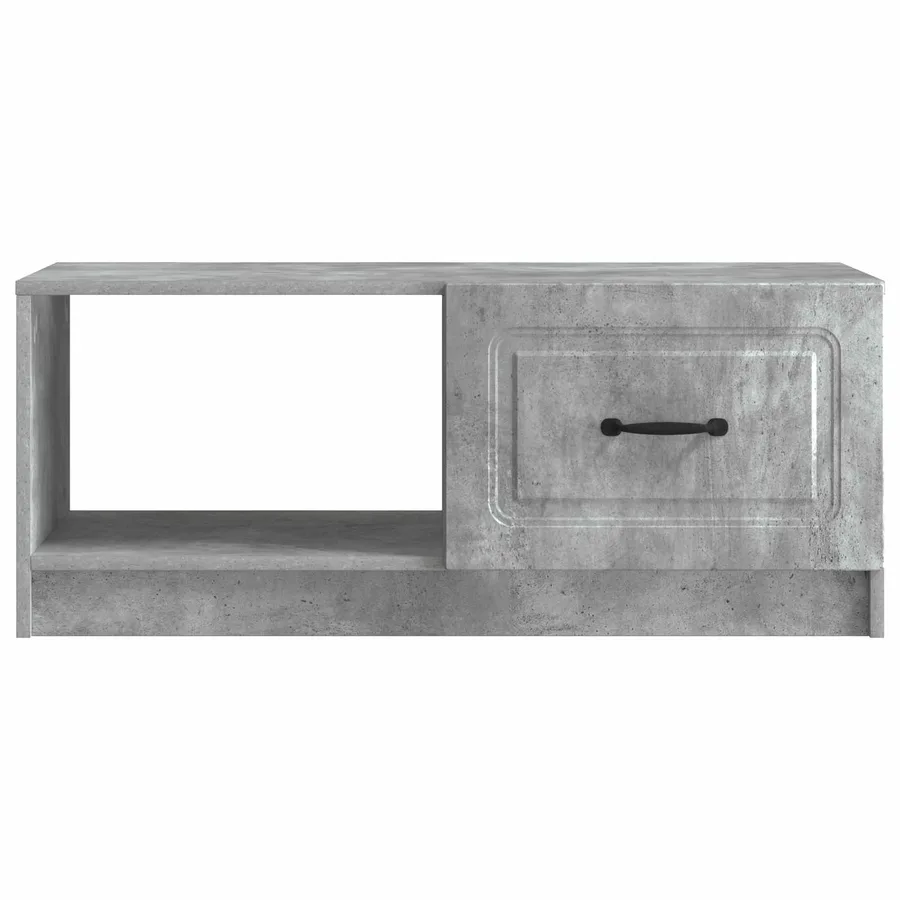 Table basse Gris béton 90 x 50 x 37 cm Bois d'ingénierie - 5
