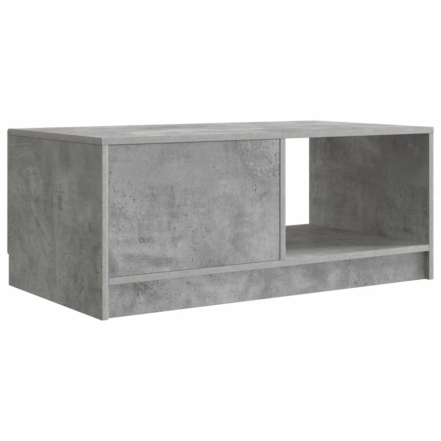 Table basse Gris béton 90 x 50 x 37 cm Bois d'ingénierie - 7