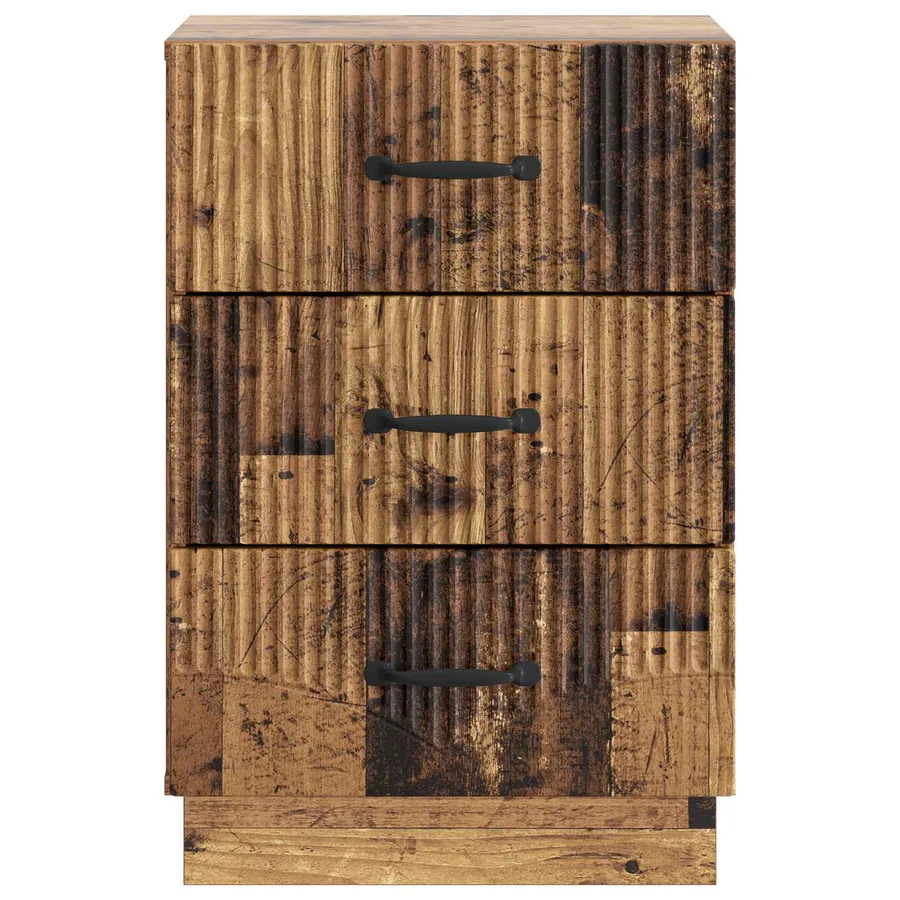 Cabinet de chevet avec tiroir Bois ancien 43 x 41 x 63,5 cm - 5
