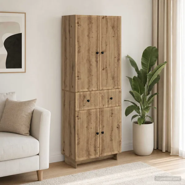 Ensemble de Meubles 2 pc Bois d'ingénierie