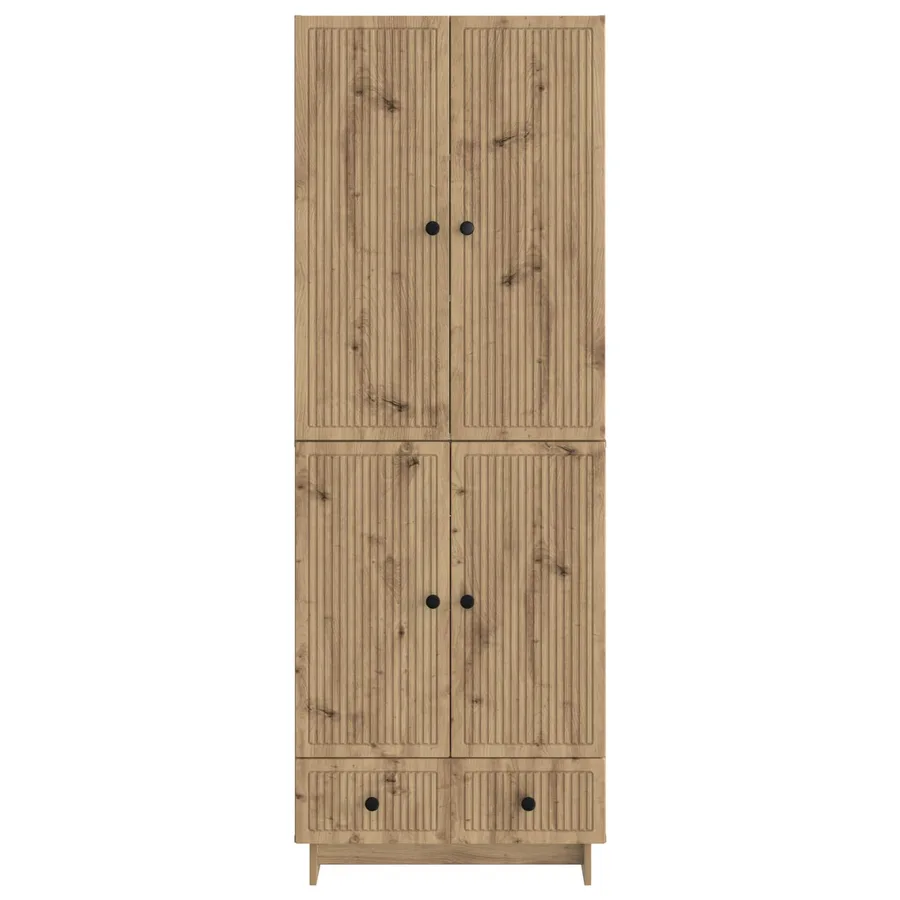 Ensemble de Meubles 2 pc Chêne artisanal Bois d'ingénierie - 5