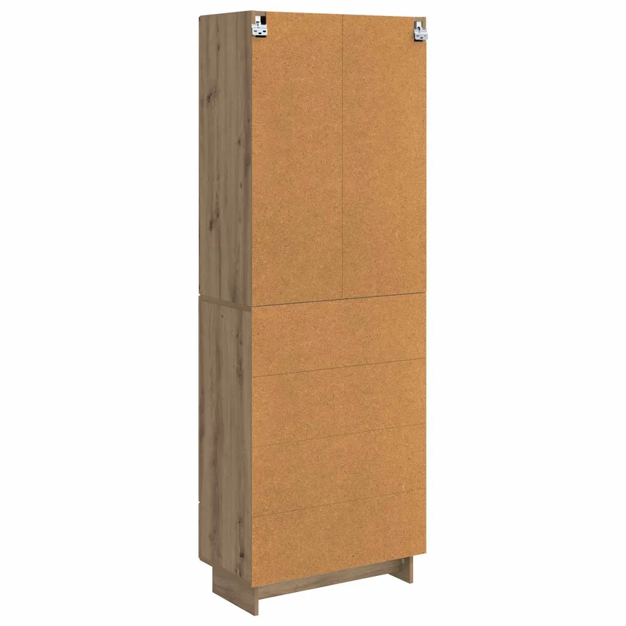 Ensemble de Meubles 2 pc Chêne artisanal Bois d'ingénierie - 7