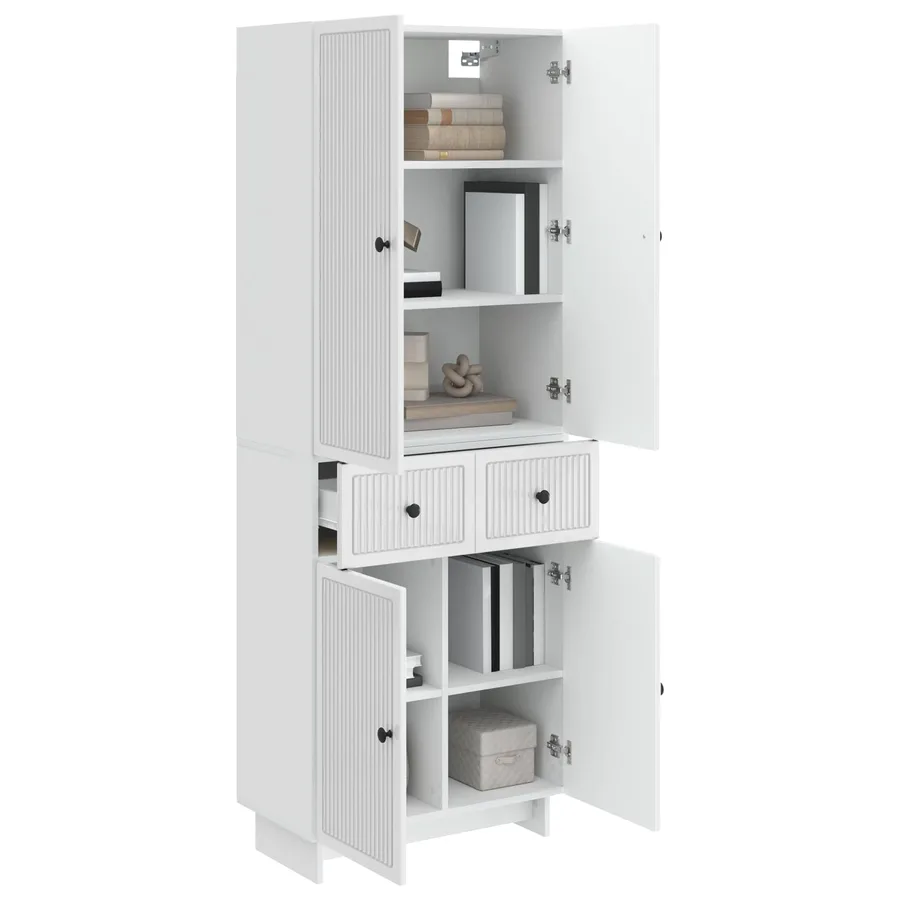 Ensemble de Meubles 2 pcs 66 x 34,5 x 90 cm Bois d'ingénierie - 3