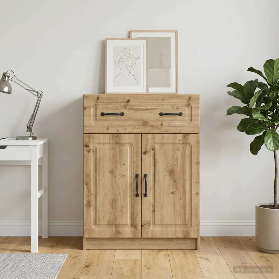Buffet Chêne artisanal 66 x 34,5 x 87 cm Bois d'ingénierie