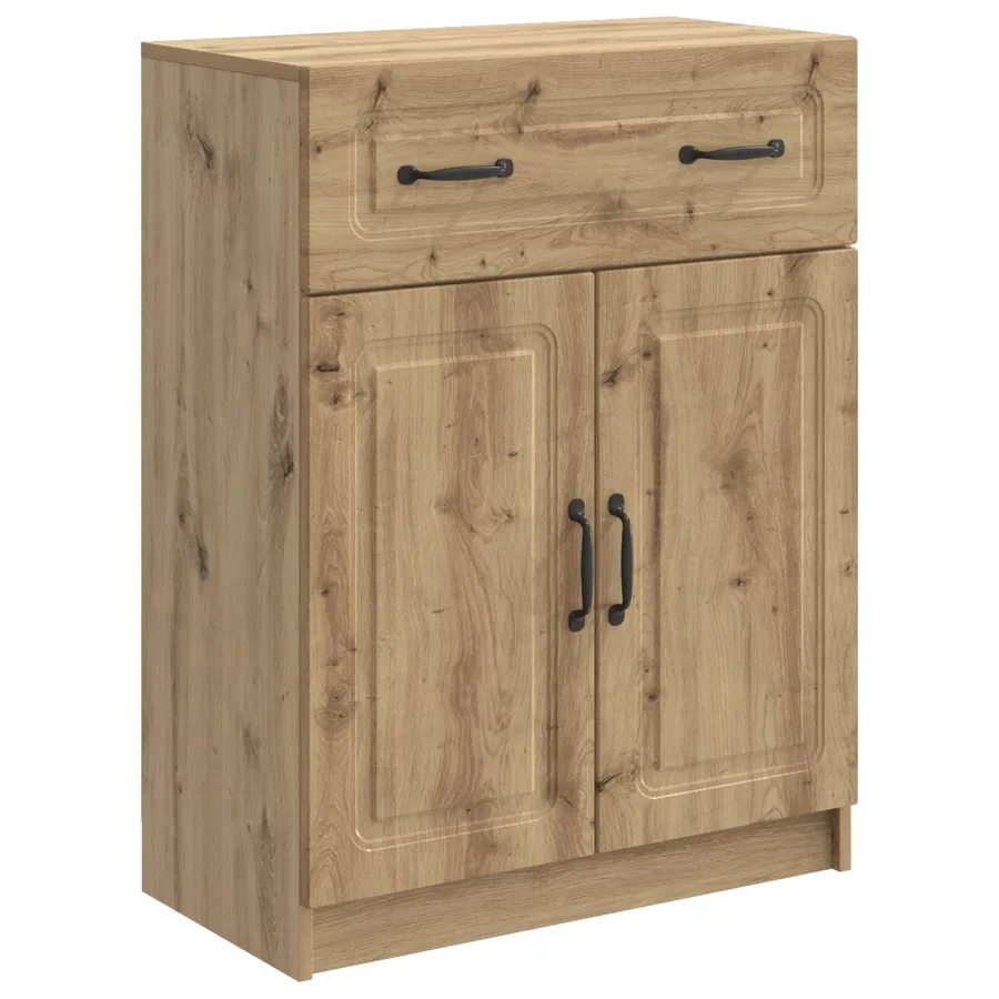 Buffet Chêne artisanal 66 x 34,5 x 87 cm Bois d'ingénierie - 2