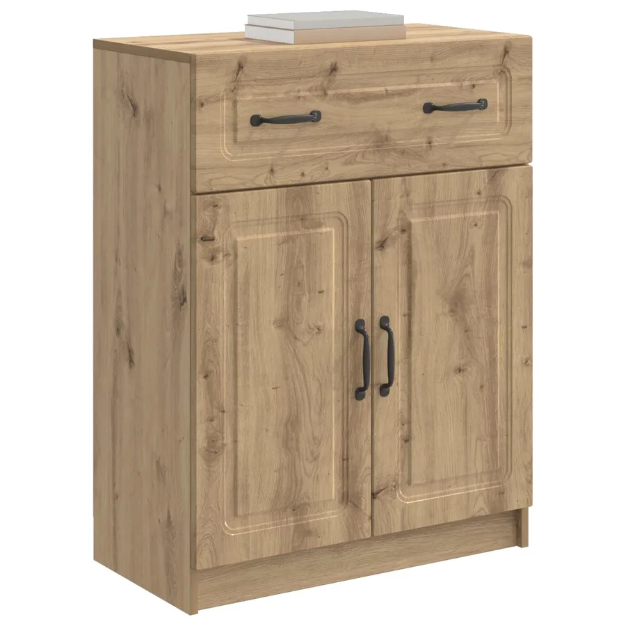 Buffet Chêne artisanal 66 x 34,5 x 87 cm Bois d'ingénierie - 3