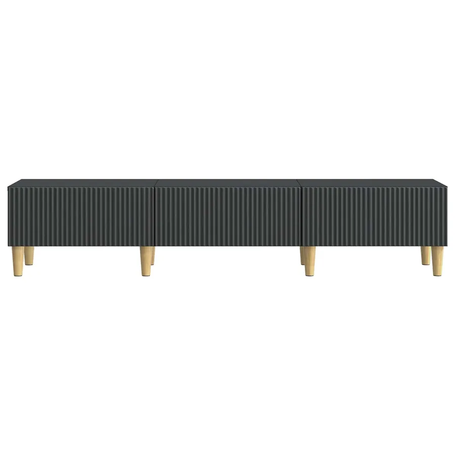 Meuble TV avec tiroir Noir 147 x 34,5 x 30 cm Bois d'ingénierie - 6