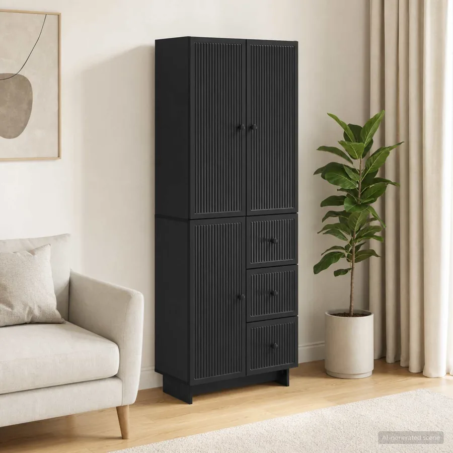 Ensemble de Meubles 2 pcs 66 x 34,5 x 90 cm Bois d'ingénierie