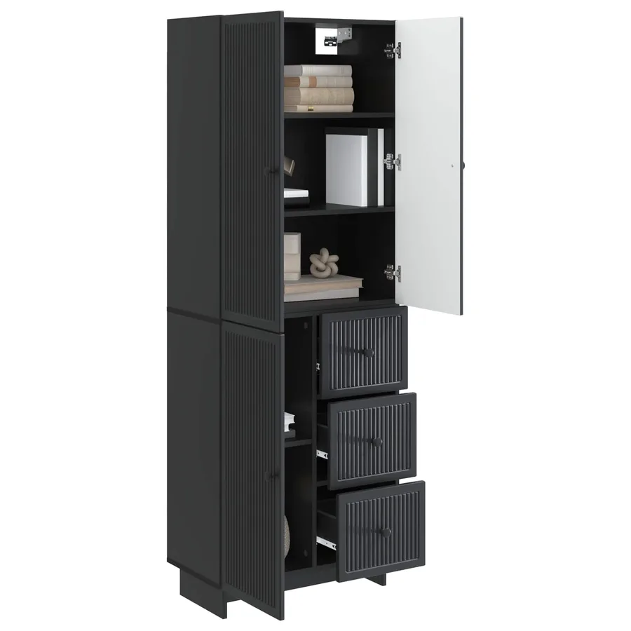 Ensemble de Meubles 2 pcs 66 x 34,5 x 90 cm Bois d'ingénierie - 3