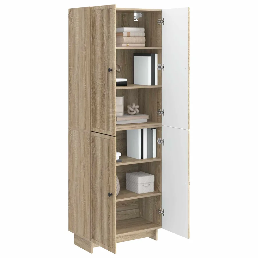 Ensemble de Meubles 2 pcs Chêne Sonoma 66 x 34,5 x 90 cm - 3