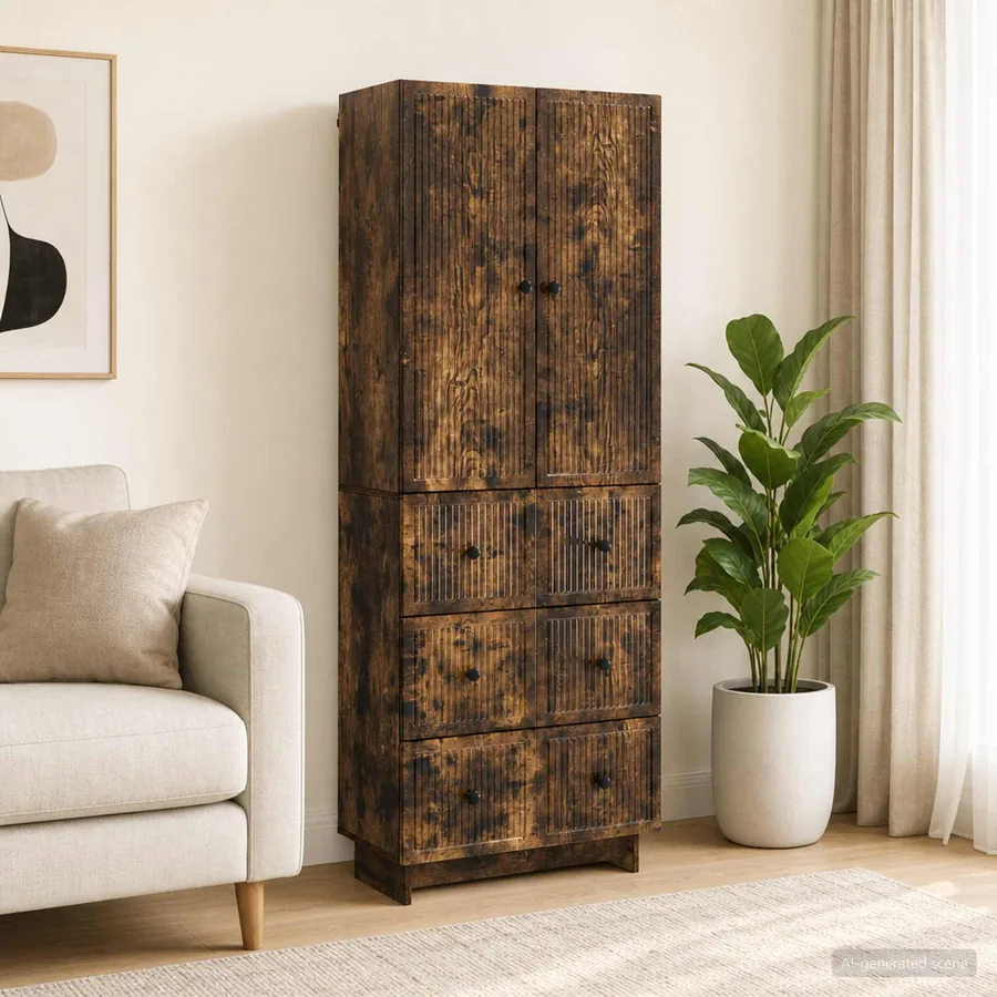 Ensemble de Meubles 2 pcs 66 x 34,5 x 90 cm Bois d'ingénierie