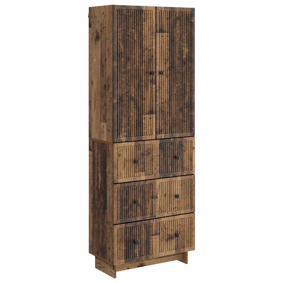 Ensemble de Meubles 2 pcs 66 x 34,5 x 90 cm Bois d'ingénierie - 2