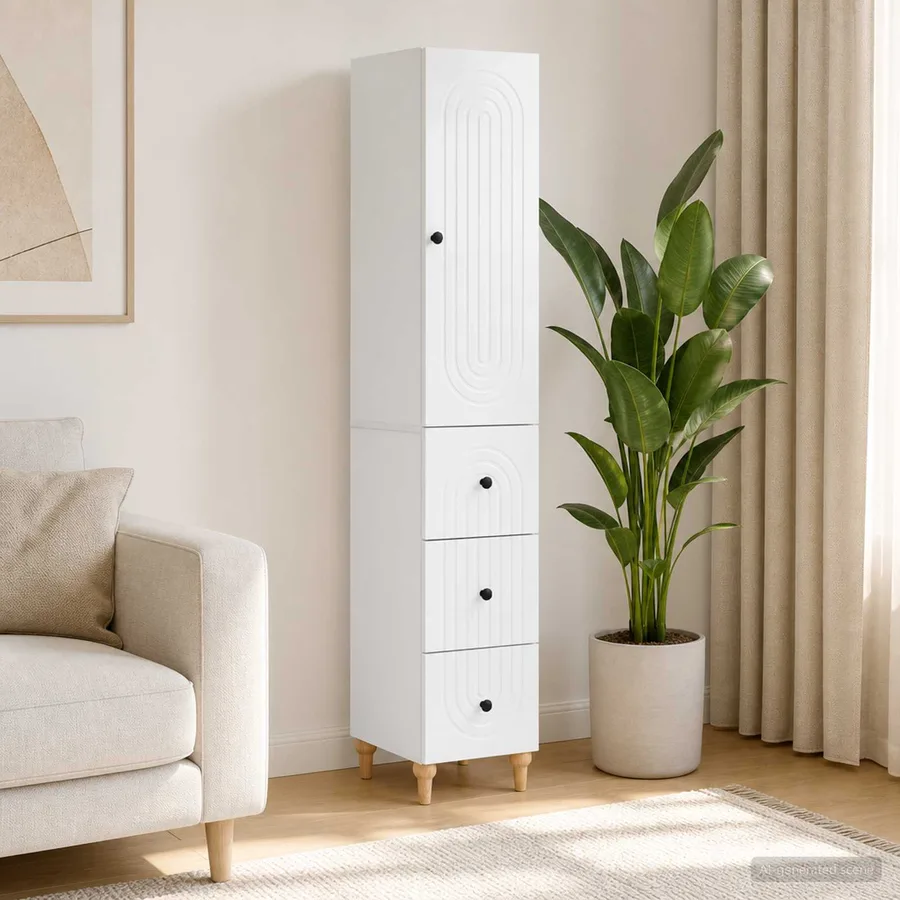 Ensemble de Meubles 2 pcs 33 x 34,5 x 90 cm Bois d'ingénierie - 4