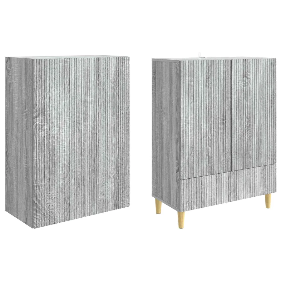 Ensemble de Meubles 2 pcs 66 x 34,5 x 95 cm Bois d'ingénierie - 4