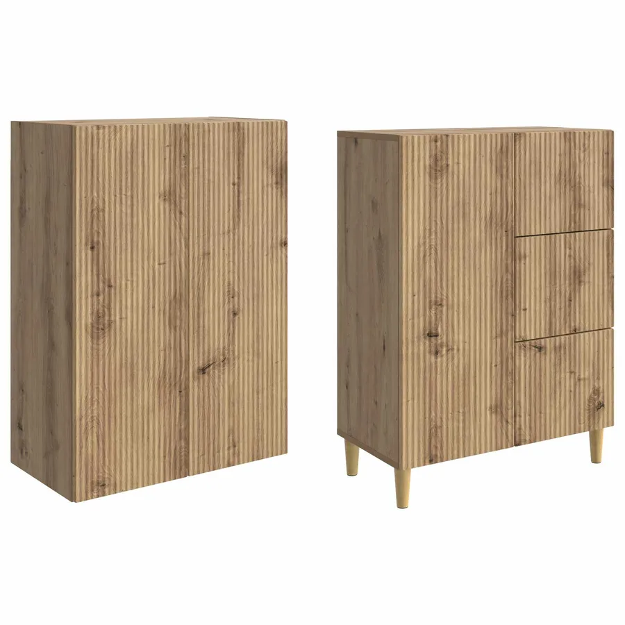 Ensemble de Meubles 2 pc Bois d'ingénierie - 4
