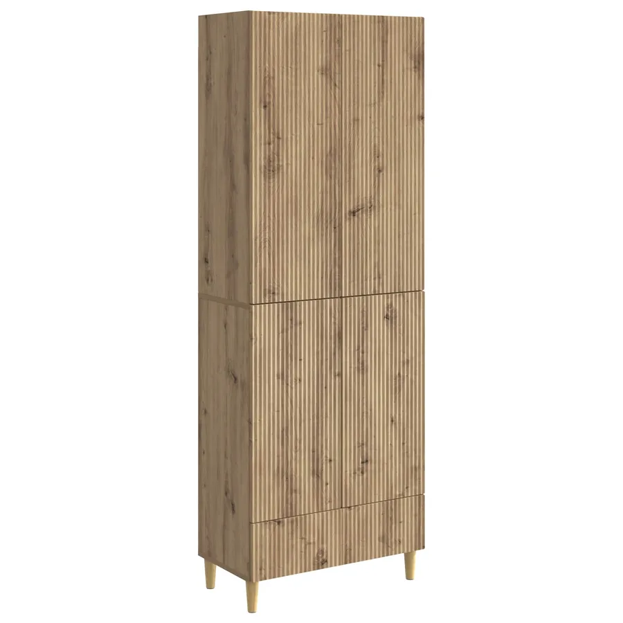 Ensemble de Meubles 2 pc Chêne artisanal Bois d'ingénierie - 2