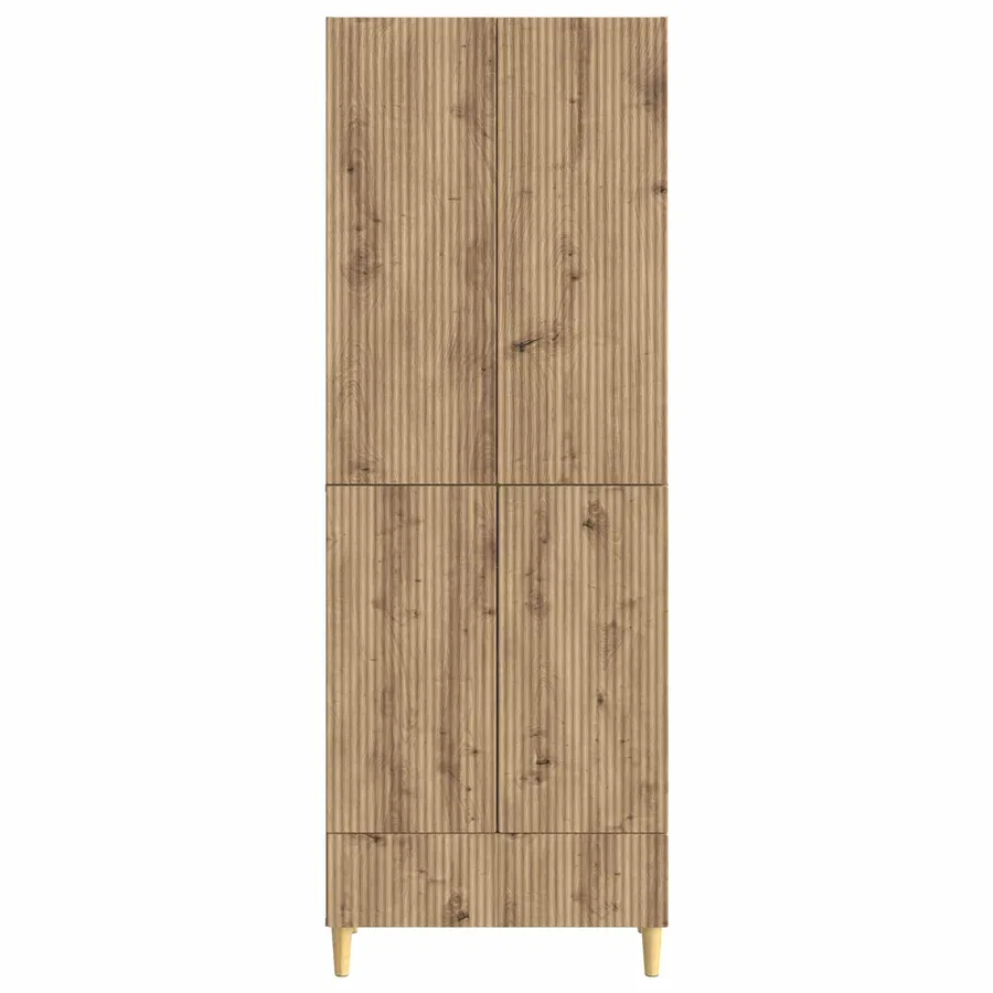 Ensemble de Meubles 2 pc Chêne artisanal Bois d'ingénierie - 5