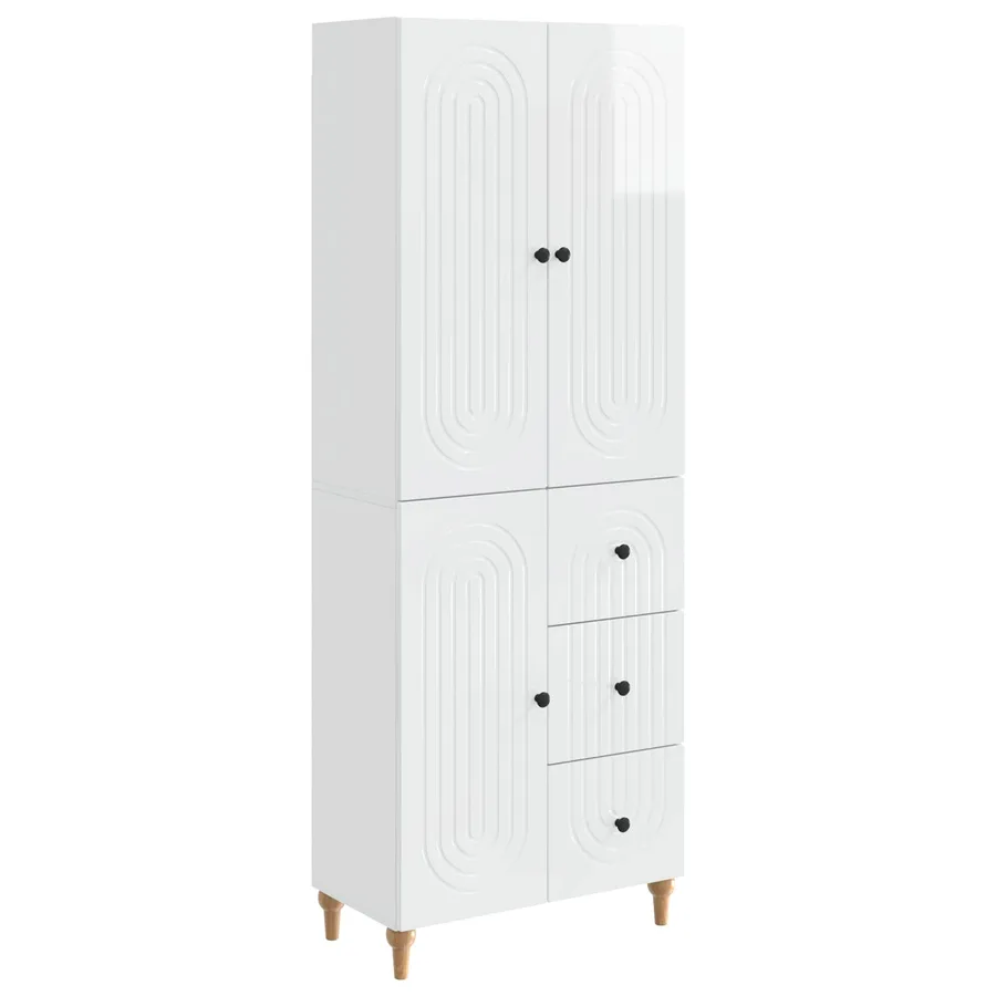 Ensemble de Meubles 2 pcs 66 x 34,5 x 90 cm Bois d'ingénierie - 2