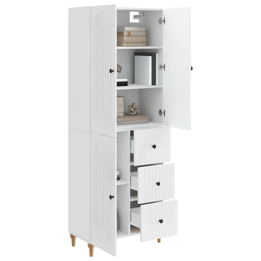 Ensemble de Meubles 2 pcs 66 x 34,5 x 90 cm Bois d'ingénierie - 3