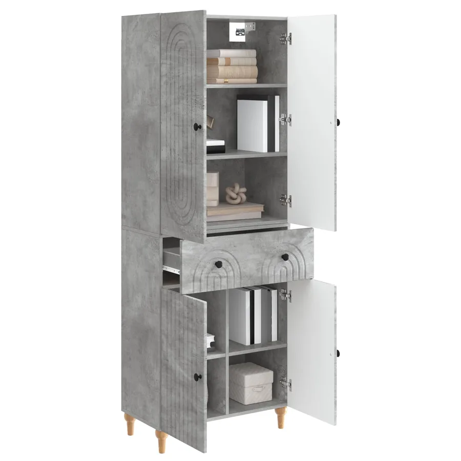 Ensemble de Meubles 2 pcs 66 x 34,5 x 90 cm Bois d'ingénierie - 3