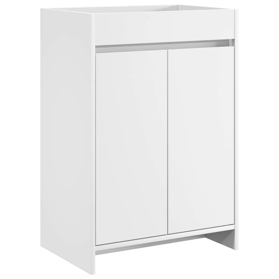 Meuble sous lavabo de salle de bain Blanc 56 x 37,5 x 81 cm - 2
