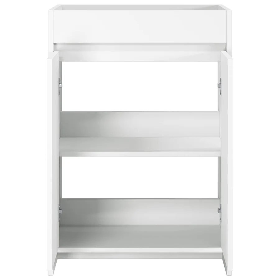 Meuble sous lavabo de salle de bain Blanc 56 x 37,5 x 81 cm - 4