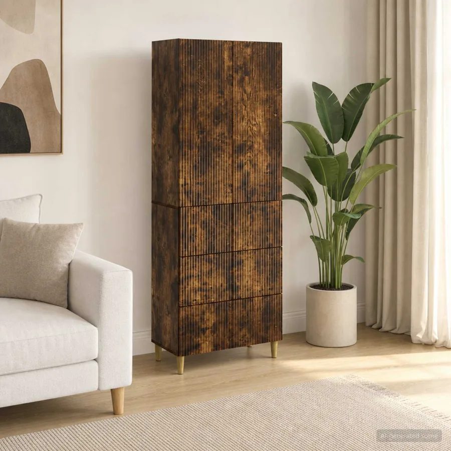 Ensemble de Meubles 2 pcs 66 x 34,5 x 90 cm Bois d'ingénierie