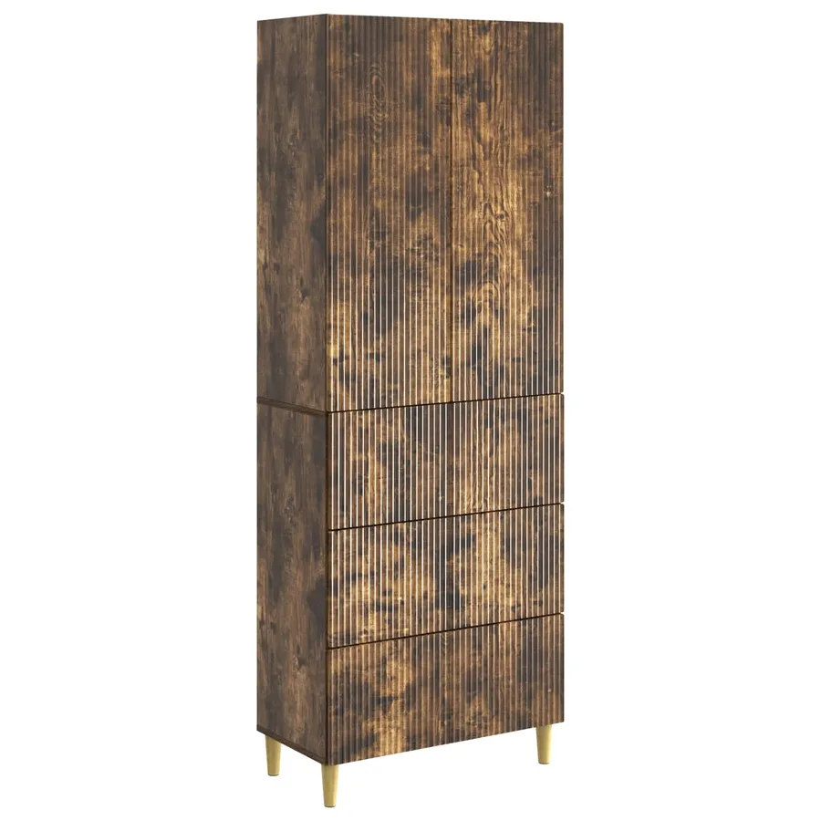 Ensemble de Meubles 2 pcs 66 x 34,5 x 90 cm Bois d'ingénierie - 2