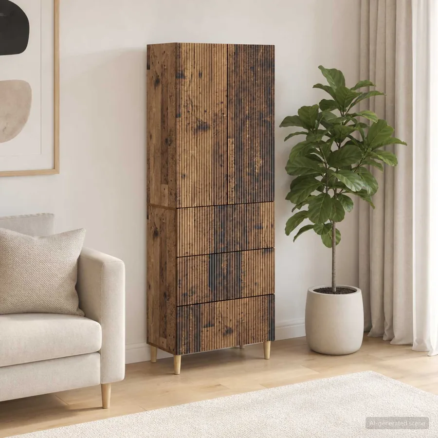 Ensemble de Meubles 2 pcs 66 x 34,5 x 90 cm Bois d'ingénierie