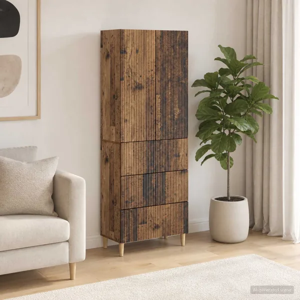 Ensemble de Meubles 2 pcs 66 x 34,5 x 90 cm Bois d'ingénierie