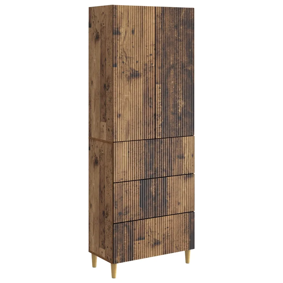 Ensemble de Meubles 2 pcs 66 x 34,5 x 90 cm Bois d'ingénierie - 2