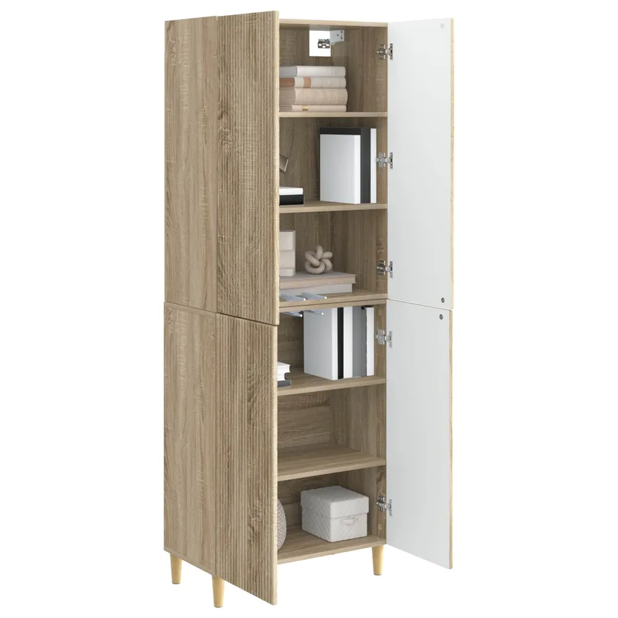 Ensemble de Meubles 2 pcs 66 x 34,5 x 90 cm Bois d'ingénierie - 3