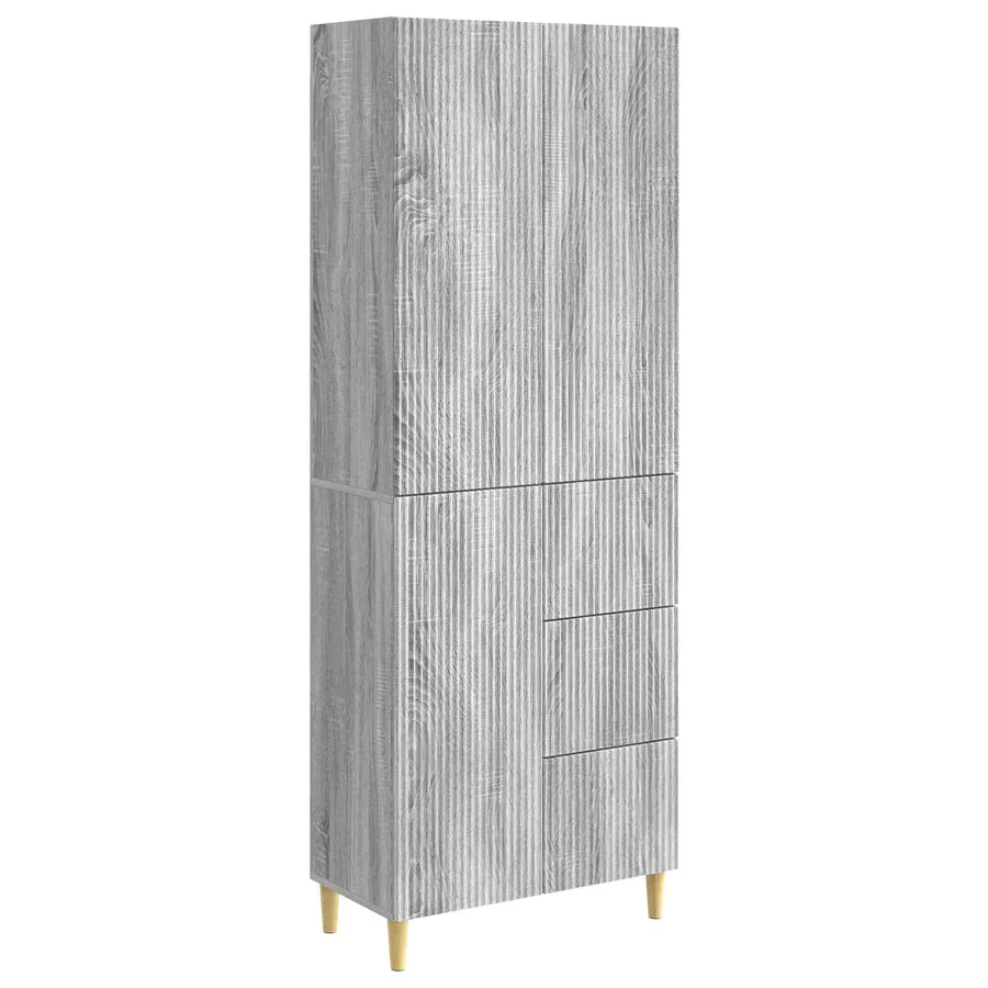 Ensemble de Meubles 2 pcs Sonoma gris 66 x 34,5 x 90 cm - 2