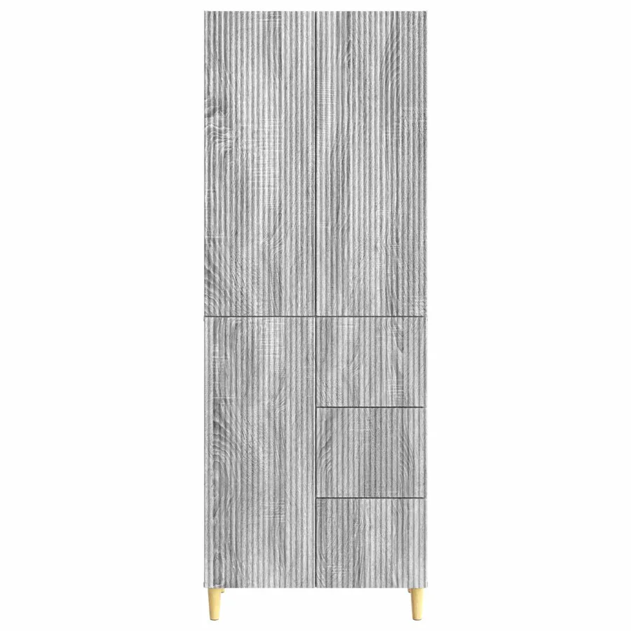 Ensemble de Meubles 2 pcs Sonoma gris 66 x 34,5 x 90 cm - 5