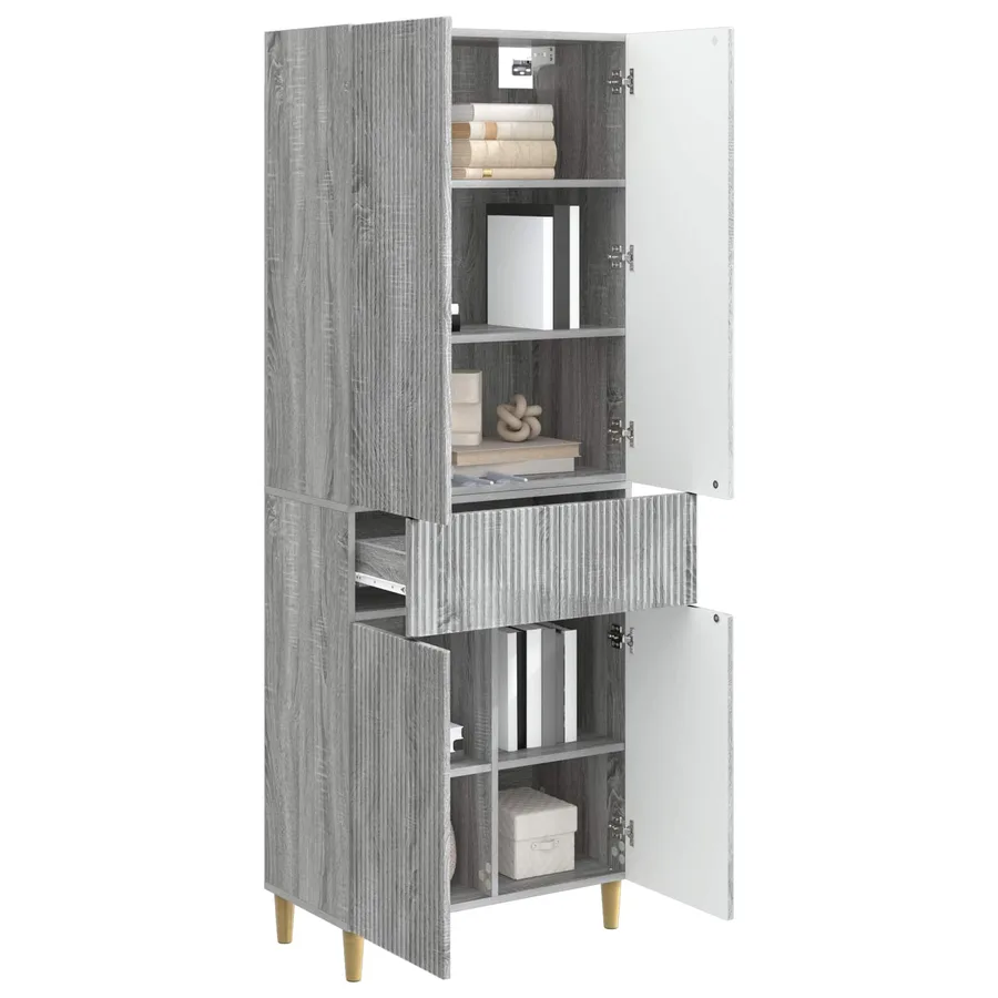 Ensemble de Meubles 2 pcs 66 x 34,5 x 90 cm Bois d'ingénierie - 3