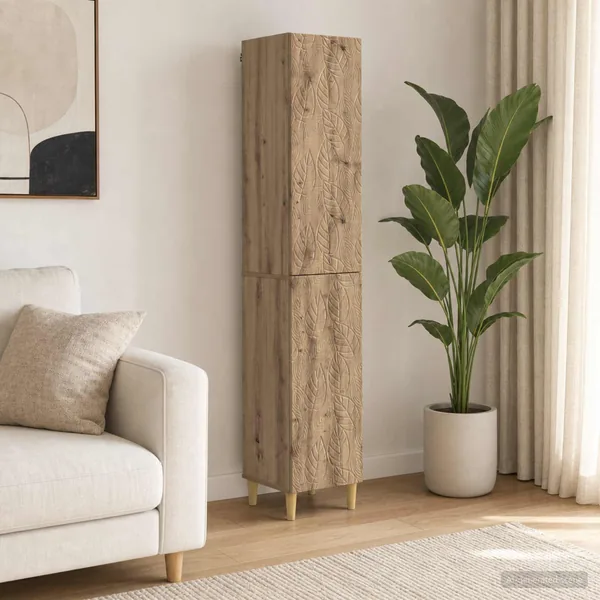 Ensemble de Meubles 2 pc Chêne artisanal Bois d'ingénierie