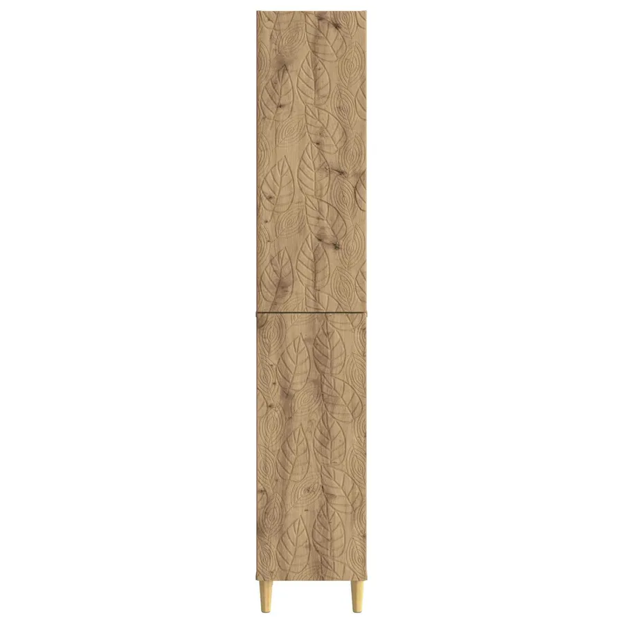Ensemble de Meubles 2 pc Chêne artisanal Bois d'ingénierie - 5