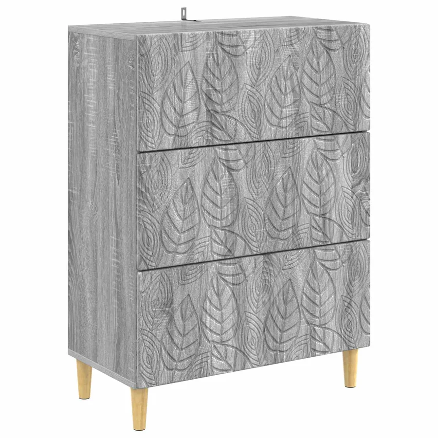 Armoire à tiroirs Sonoma gris 66 x 34,5 x 90 cm - 2