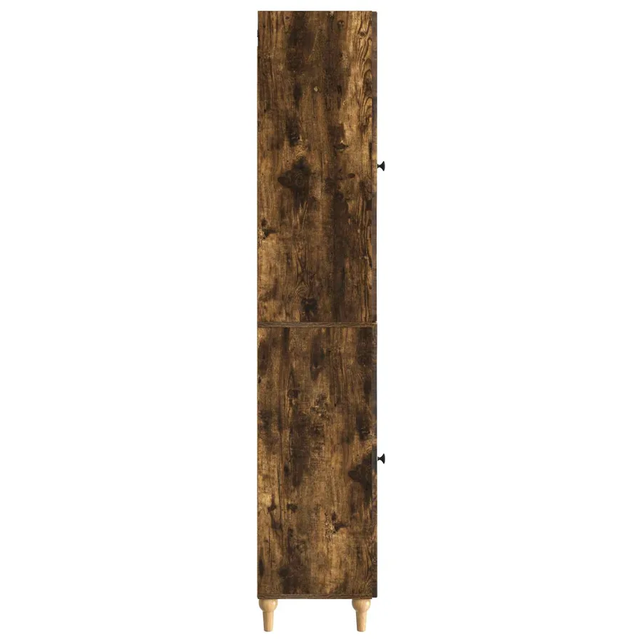 Ensemble de Meubles 2 pcs Chêne fumé Bois d'ingénierie - 6