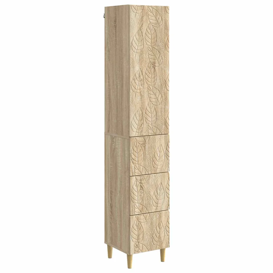 Ensemble de Meubles 2 pcs Chêne Sonoma 33 x 34,5 x 90 cm - 2