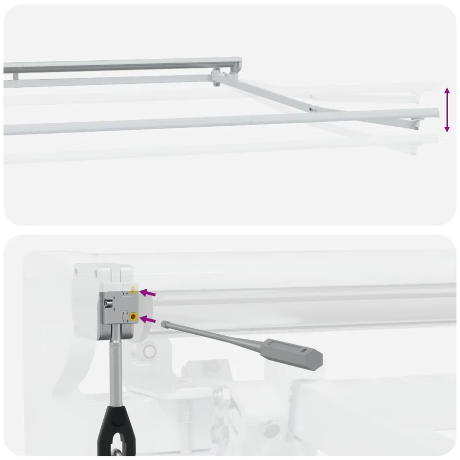 Auvent rétractable électrique Jaune, Orange et Blanc 4 x 2 m - 8