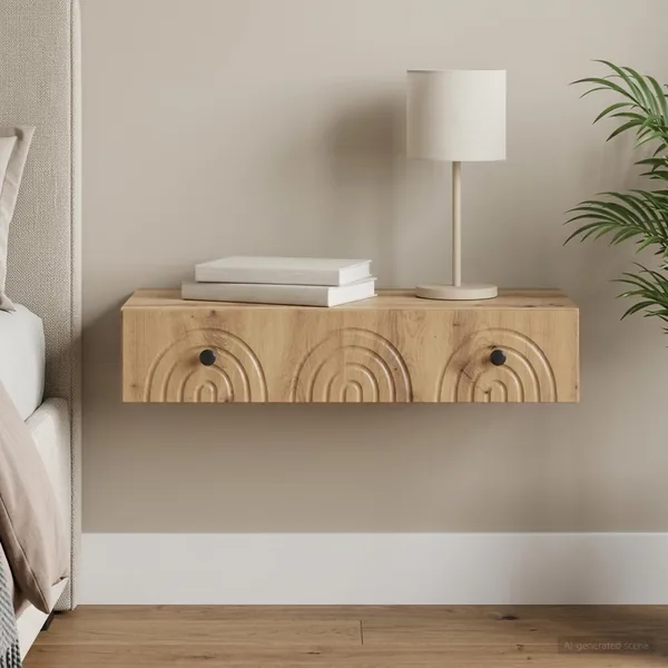 Table d'appoint murale 87,5 x 34,5 x 17 cm Bois d'ingénierie
